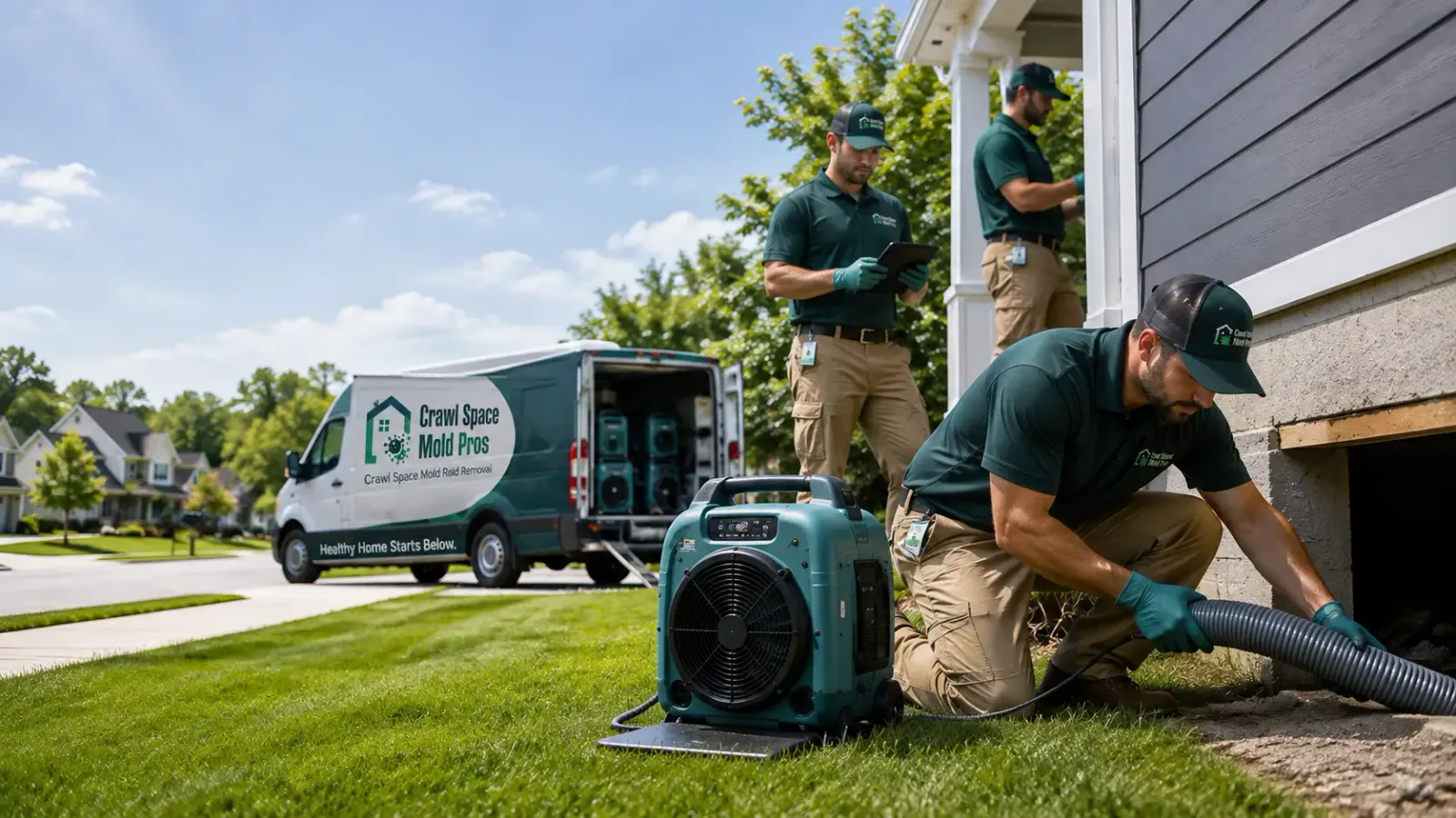 Crawl Space Mold Removal in Osceola, WI